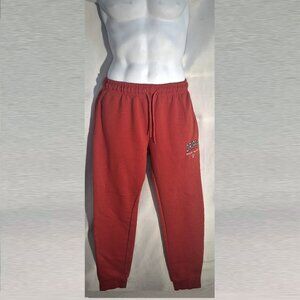 Eighty-Eight Brand Respect the Drip sweatpants, Red and white in size Large